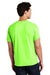 Gildan 5000/G500 Mens Short Sleeve Crewneck T-Shirt Neon Green Model Back