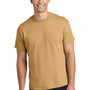 Gildan Mens Short Sleeve Crewneck T-Shirt - Old Gold