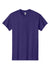 Gildan 5000/G500 Mens Short Sleeve Crewneck T-Shirt Purple Flat Front