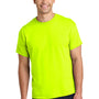 Gildan Mens Short Sleeve Crewneck T-Shirt - Safety Green