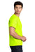 Gildan 5000/G500 Mens Short Sleeve Crewneck T-Shirt Safety Green Model Side