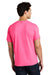 Gildan 5000/G500 Mens Short Sleeve Crewneck T-Shirt Safety Pink Model Back