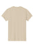 Gildan 5000/G500 Mens Short Sleeve Crewneck T-Shirt Sand Flat Back