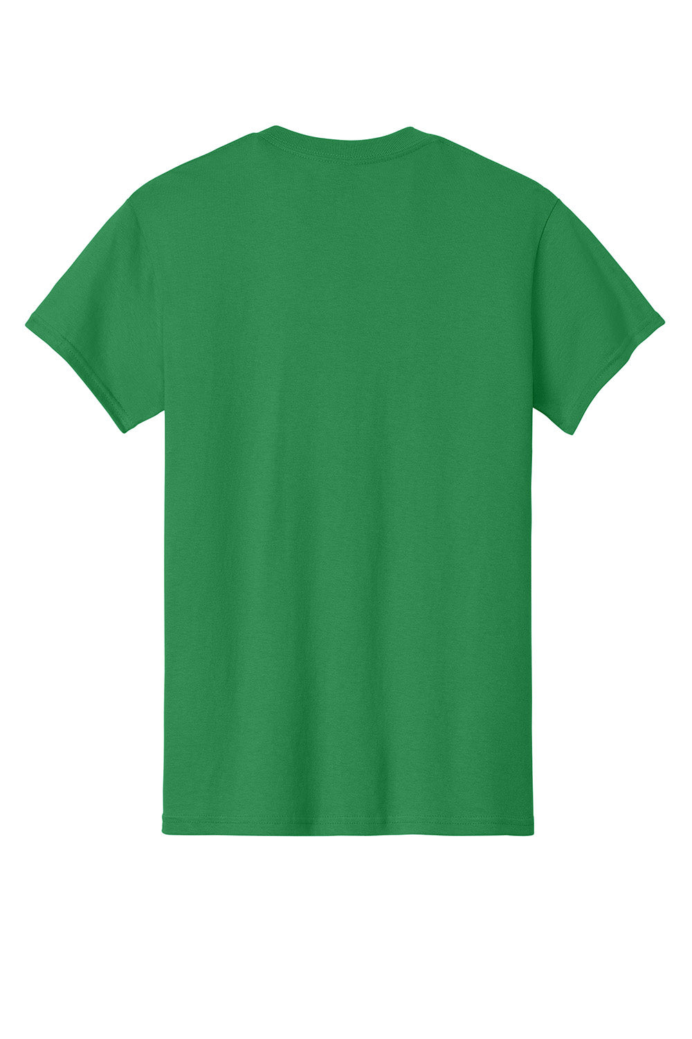 Gildan 5000/G500 Mens Short Sleeve Crewneck T-Shirt Turf Green Flat Back