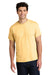 Gildan 5000/G500 Mens Short Sleeve Crewneck T-Shirt Yellow Haze Model Front