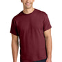 Gildan Mens Short Sleeve Crewneck T-Shirt - Garnet Red