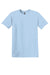 Gildan 5000/G500 Mens Short Sleeve Crewneck T-Shirt Light Blue Flat Front