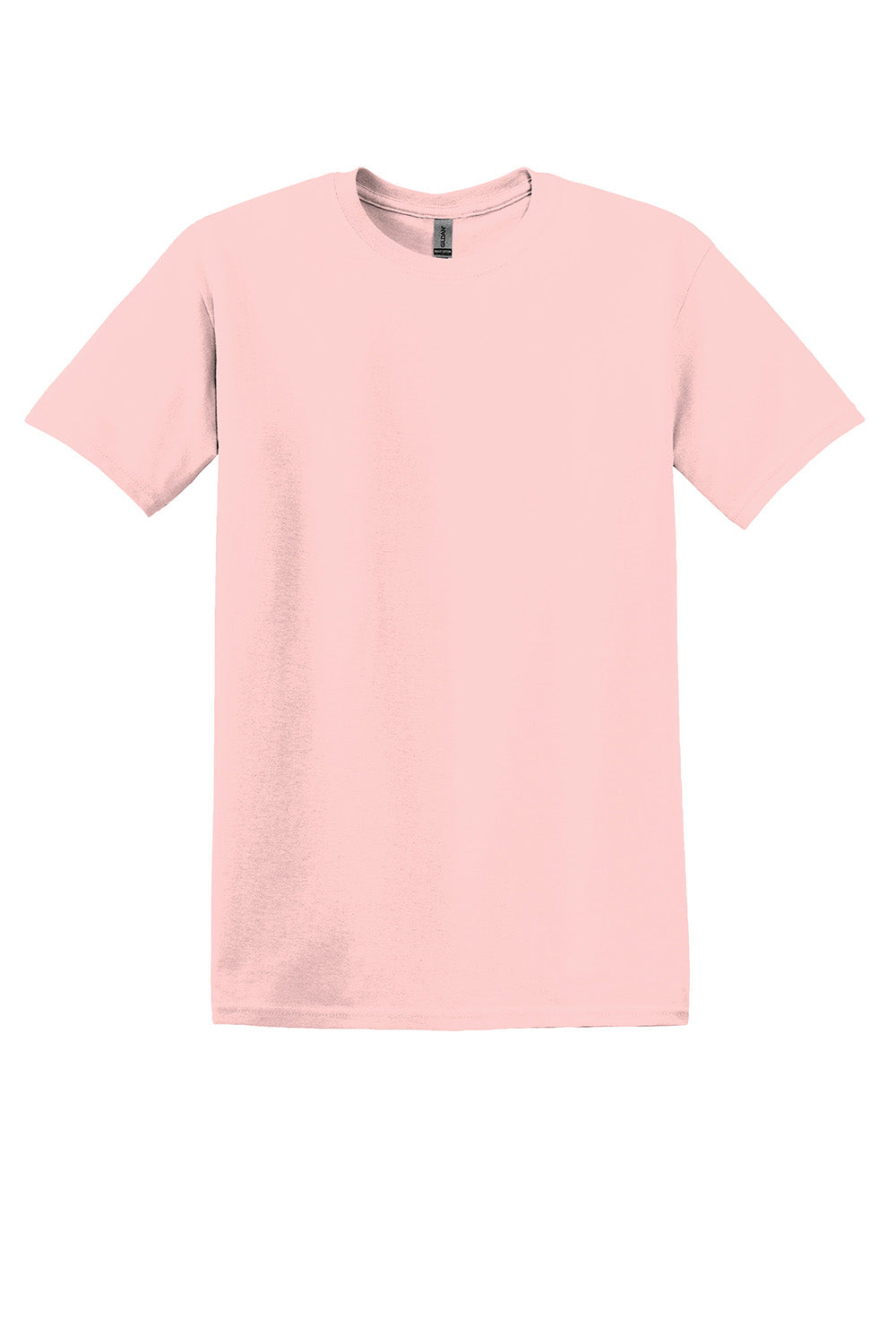 Gildan 5000/G500 Mens Short Sleeve Crewneck T-Shirt Light Pink Flat Front