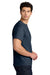 Gildan 5000/G500 Mens Short Sleeve Crewneck T-Shirt Navy Blue Model Side