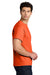 Gildan 5000/G500 Mens Short Sleeve Crewneck T-Shirt Orange Model Side