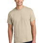 Gildan Mens Short Sleeve Crewneck T-Shirt - Sand