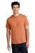 Gildan 5000/G500 Mens Short Sleeve Crewneck T-Shirt Sunset Orange Model Front