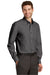 Port Authority S640/TLS640 Mens Easy Care Wrinkle Resistant Long Sleeve Button Down Shirt w/ Pocket Soft Black Model 3q