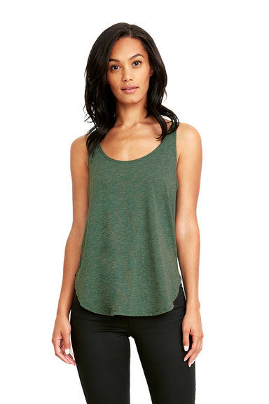 Next Level 5033 Womens Festival Tank Top Royal Pine Green Model Front