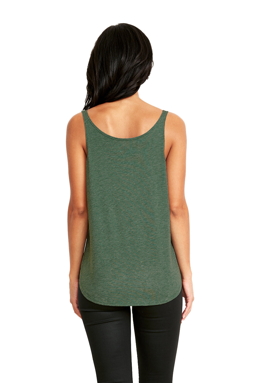 Next Level 5033 Womens Festival Tank Top Royal Pine Green Model Back