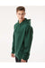 Independent Trading Co. SS4500 Mens Hooded Sweatshirt Hoodie Forest Green Model Side