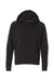 Independent Trading Co. PRM15YSB Youth Special Blend Raglan Hooded Sweatshirt Hoodie Black Flat Front