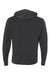 Independent Trading Co. PRM90HT Mens French Terry Hooded Sweatshirt Hoodie Heather Charcoal Grey Flat Back