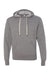 Independent Trading Co. PRM90HT Mens French Terry Hooded Sweatshirt Hoodie Salt & Pepper Grey Flat Front