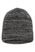 Sportsman SP03 Mens Marled Beanie Grey/Charcoal Grey Flat Front