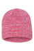 Sportsman SP03 Mens Marled Beanie Pink/Dark Pink Flat Front