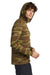 Alternative 5123 Mens Vintage Keeper Long Sleeve Hooded T-Shirt Hoodie Camo Model Side