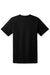 Hanes 5170 Mens EcoSmart Short Sleeve Crewneck T-Shirt Black Flat Back