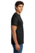 Hanes 5170 Mens EcoSmart Short Sleeve Crewneck T-Shirt Black Model Side