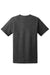 Hanes 5170 Mens EcoSmart Short Sleeve Crewneck T-Shirt Heather Charcoal Grey Flat Back