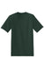 Hanes 5170 Mens EcoSmart Short Sleeve Crewneck T-Shirt Deep Forest Green Flat Front