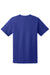 Hanes 5170 Mens EcoSmart Short Sleeve Crewneck T-Shirt Deep Royal Blue Flat Back