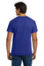 Hanes 5170 Mens EcoSmart Short Sleeve Crewneck T-Shirt Deep Royal Blue Model Back