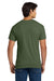 Hanes 5170 Mens EcoSmart Short Sleeve Crewneck T-Shirt Heather Green Model Back