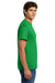 Hanes 5170 Mens EcoSmart Short Sleeve Crewneck T-Shirt Kelly Green Model Side