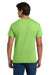 Hanes 5170 Mens EcoSmart Short Sleeve Crewneck T-Shirt Lime Green Model Back