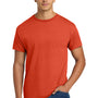 Hanes Mens EcoSmart Short Sleeve Crewneck T-Shirt - Orange