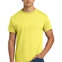 Hanes Mens EcoSmart Short Sleeve Crewneck T-Shirt - Yellow