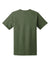 Hanes 5170 Mens EcoSmart Short Sleeve Crewneck T-Shirt Heather Green Flat Back