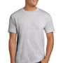 Hanes Mens Beefy-T Short Sleeve Crewneck T-Shirt - Ash Grey