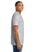 Hanes 5180/518T Mens Beefy-T Short Sleeve Crewneck T-Shirt Ash Grey Model Side