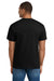 Hanes 5180/518T Mens Beefy-T Short Sleeve Crewneck T-Shirt Black Model Back