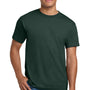 Hanes Mens Beefy-T Short Sleeve Crewneck T-Shirt - Deep Forest Green