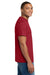 Hanes 5180/518T Mens Beefy-T Short Sleeve Crewneck T-Shirt Deep Red Model Side