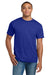 Hanes 5180/518T Mens Beefy-T Short Sleeve Crewneck T-Shirt Deep Royal Blue Model Front