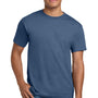 Hanes Mens Beefy-T Short Sleeve Crewneck T-Shirt - Denim Blue