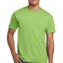 Hanes Mens Beefy-T Short Sleeve Crewneck T-Shirt - Lime Green