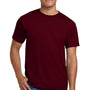 Hanes Mens Beefy-T Short Sleeve Crewneck T-Shirt - Maroon