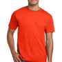 Hanes Mens Beefy-T Short Sleeve Crewneck T-Shirt - Orange