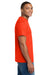 Hanes 5180/518T Mens Beefy-T Short Sleeve Crewneck T-Shirt Orange Model Side