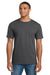 Hanes 5180/518T Mens Beefy-T Short Sleeve Crewneck T-Shirt Smoke Grey Model Front